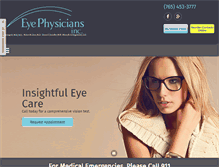 Tablet Screenshot of eyephysiciansinc.com